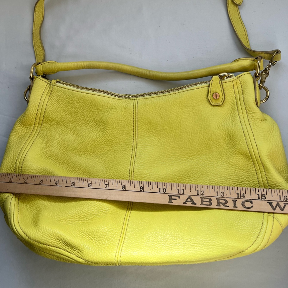J.crew Yellow Leather Shoulder Bag
